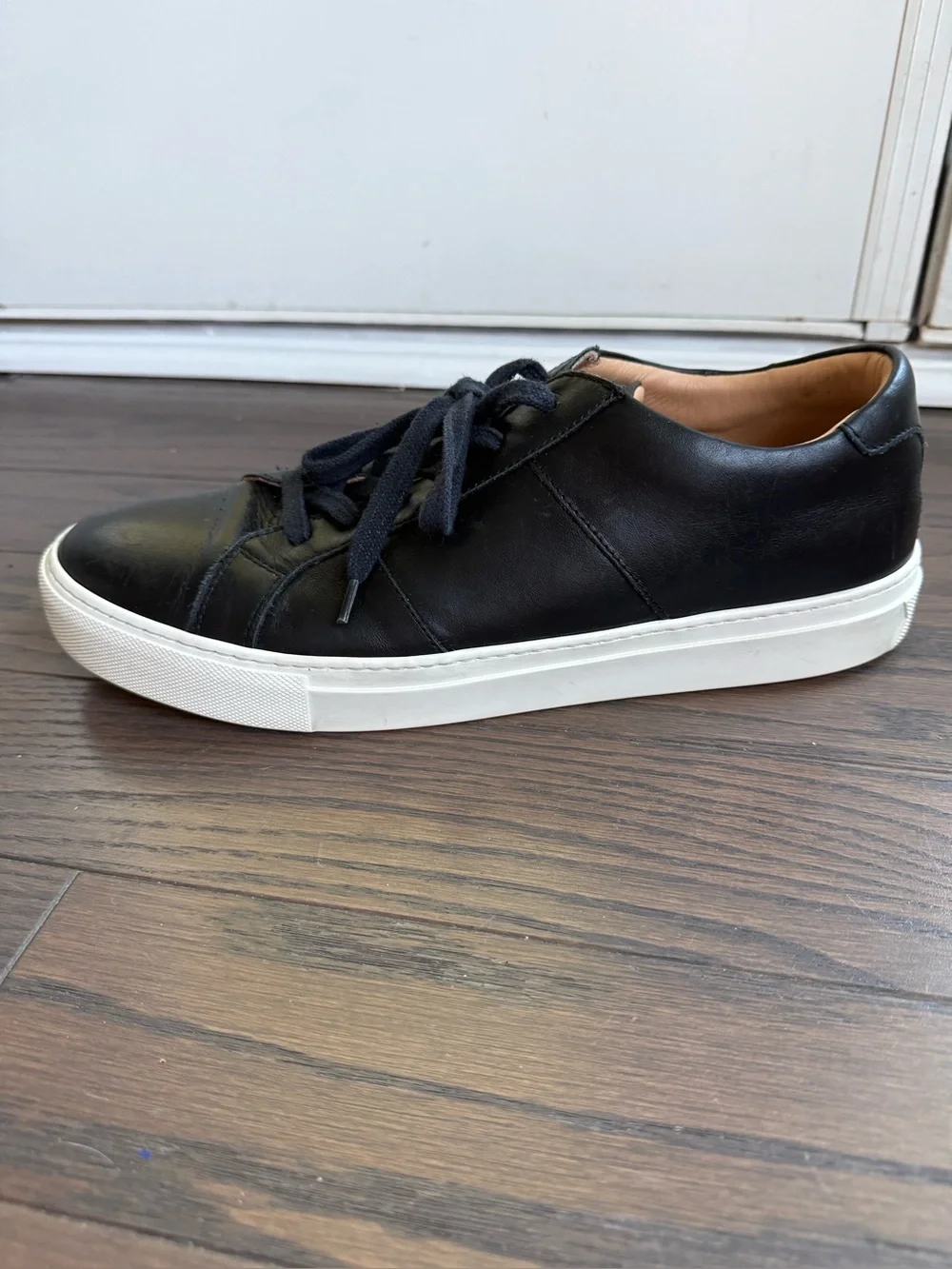 GREATS BROOKLYN Black Royale Leather Luxury Sneakers Size 12